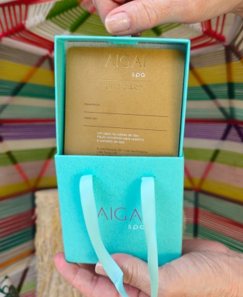 Presenteie com bem-estar - Aigai Spa Presenteie com bem-estar